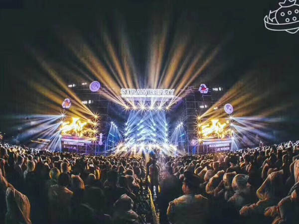杭州草莓音樂節舞臺雷亞架租賃