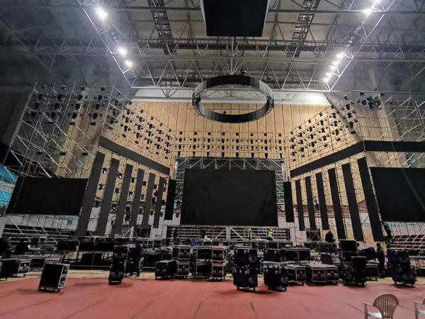 奉化設區三周年文藝晚會舞臺租賃案例