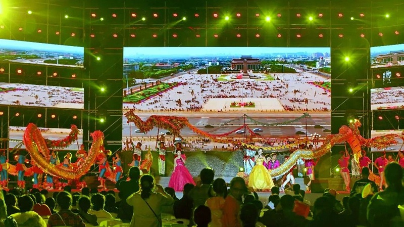 慶祝駱駝文聯合會成立10周年舞臺燈光租賃案例